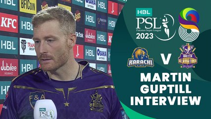 Martin Guptill Interview | Karachi Kings vs Quetta Gladiators | Match 6 | HBL PSL 8 | MI2T