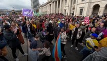 Thousands march in Dublin anti-racism rally to support migrants and diversity