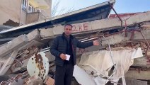 Murat Ağırel bölgeden aktardı: Kentsel dönüşüm kapsamında 5 yıl önce yapılan bina yıkıldı, betonda çakıl taşları bulundu