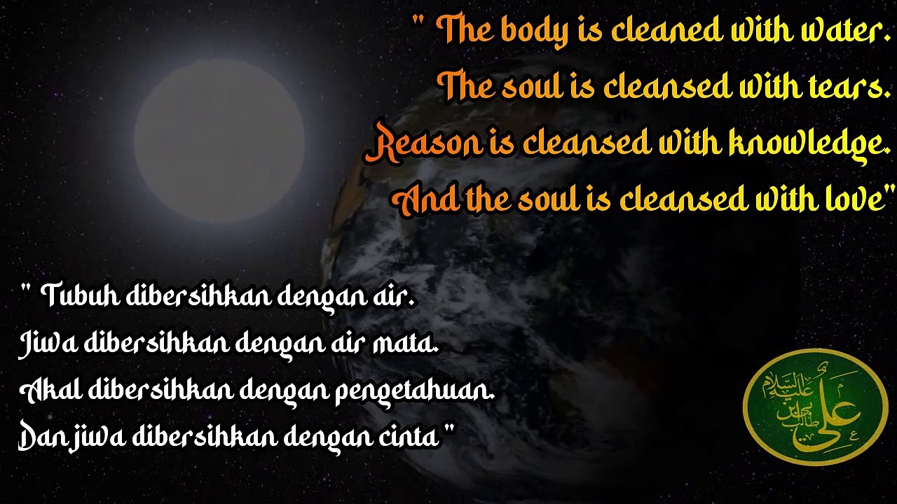 MEMBANGUN KARAKTER MELALUI  KATA-KATA BIJAK DARI ALI BIN ABI THALIB