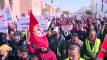 تنديدا بالوضع الاقتصادي والاجتماعي.. تظاهرة للاتحاد العام التونسي للشغل