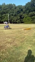 Guy Hitting Poorly Built Jump on Dirt Bike Wrecks