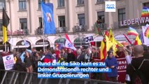 Großer Protesttag in München: Siko-Gegner und Ukraine-Unterstützer kreuzen sich