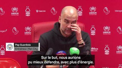 24e j. - Guardiola : “C'est triste, c'est décevant”