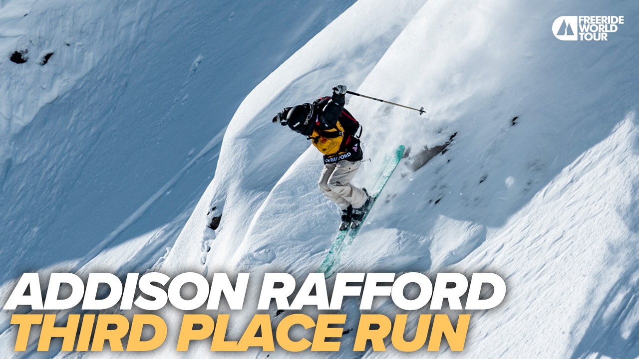 Addison Rafford Third Place Run I FWT23 Kicking Horse Golden BC Pro