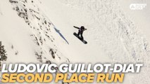 Ludovic Guillot-Diat Second Place Run I FWT23 Kicking Horse Golden BC Pro