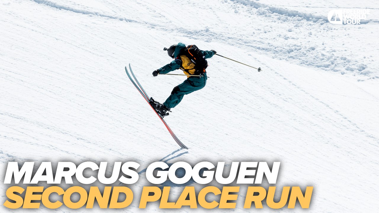 Marcus Goguen Second Place Run I FWT23 Kicking Horse Golden BC Pro