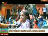 Caracas | Niños y niñas manifiestan su alegría por  los Carnavales 2023