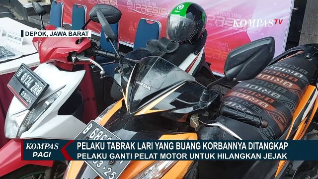 Pelaku Tabrak Lari Buang Korbannya di Depok Ditangkap Polisi
