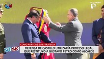 Defensa de Castillo utilizaría proceso legal que restituyó a Gustavo Petro como alcalde de Bogotá