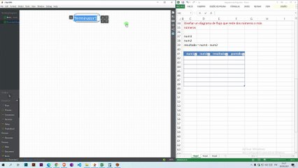Diagrama de Flujo: Resta de dos números o más números