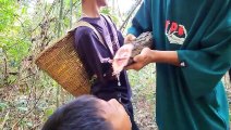 Sang Vlog - 1 Ngày 1 Đêm Bắt Cá Suối Sinh Tồn Trong Rừng Già - Chuyến Đi Bội Thu Cho TEAM Sang Vlog