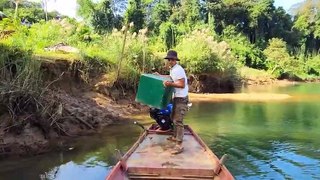 Sang Vlog - Tay Chân Bủn Rủn Khi Chạm Mặt Với Con Thủy Quái Của Thượng Nguồn Sông