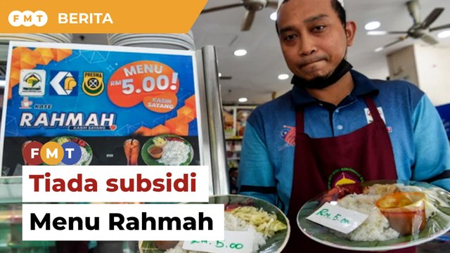 Tiada subsidi Menu Rahmah walau kos bahan mentah naik, kata Salahuddin