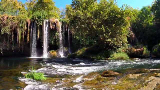waterfall Enchanting views of nature with captivating music