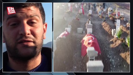 Osmaniye’de depremde yakınlarını kaybeden aileler mezarlıklardan ayrılmıyor