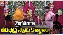 Grandly Celebrated Veerabhadra Swamy Kalyanam  _ Mahabubabad _ V6 News