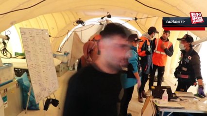 Japon ekip, Gaziantep’te sahra hastanesi kurdu