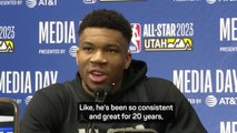 Giannis calls LeBron the 'blueprint' for basketball players