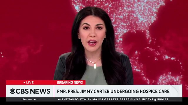 L'ancien président des Etats-Unis Jimmy Carter, 98 ans, est en soins palliatifs chez lui, où il souhaite passer le temps qu'il lui reste