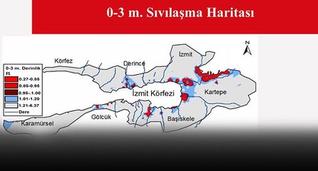 Kocaeli’nin kıyı yerleşimlerinde ‘zemin sıvılaşması’ riski