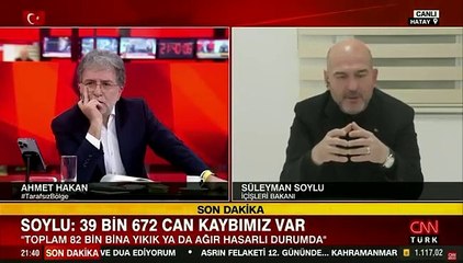 Bakan Soylu: “Bizim hazırlığımız İstanbul depremineydi”den sonraki bölümü bilerek kestiler