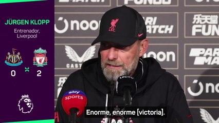 Klopp, tras el triunfo en Newcastle: "Enorme victoria, ahora tenemos que ir a por el Real Madrid"