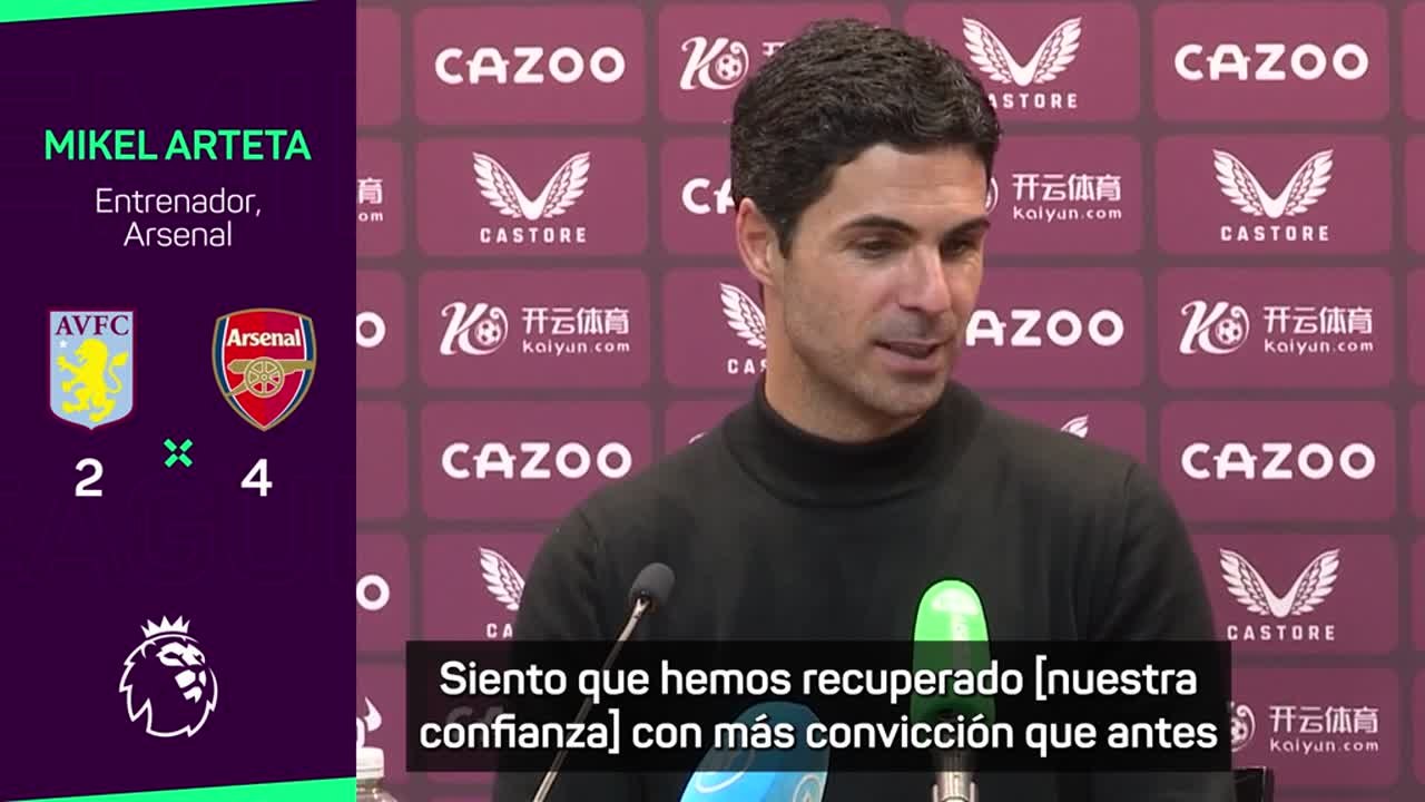 Arteta: "Siento que hemos recuperado la confianza"