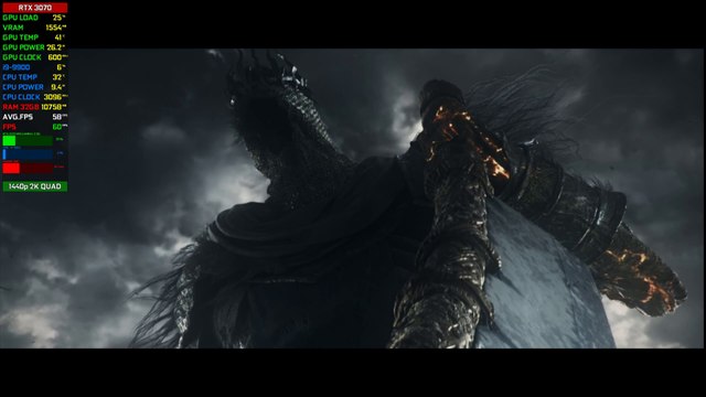 【Dark Souls III】PC | RTX 3070 8GB, i9-9900 | 32GB RAM | Benchmark @ 1440p 2K (60ᶠᵖˢ) ᴴᴰ ✔
