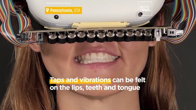 This headset makes you feel things on your lips, mouth and tongue for more immersive VR experiences