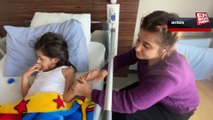 Depremin 16. saatinde enkazdan kurtarılan anne taburcu edilince kızına koştu