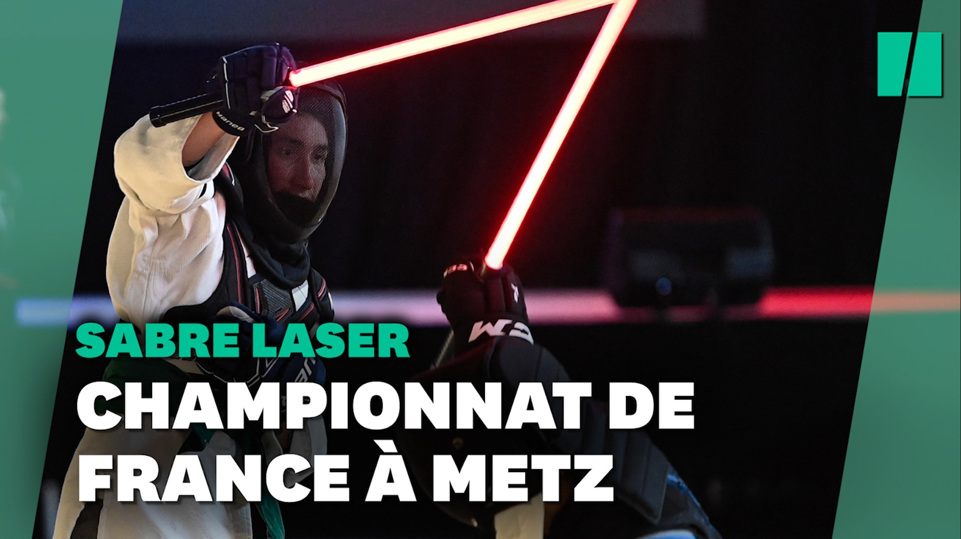 À Metz, des apprentis Jedi s'affrontent au sabre laser pour le premier  championnat de France - Vidéo Dailymotion