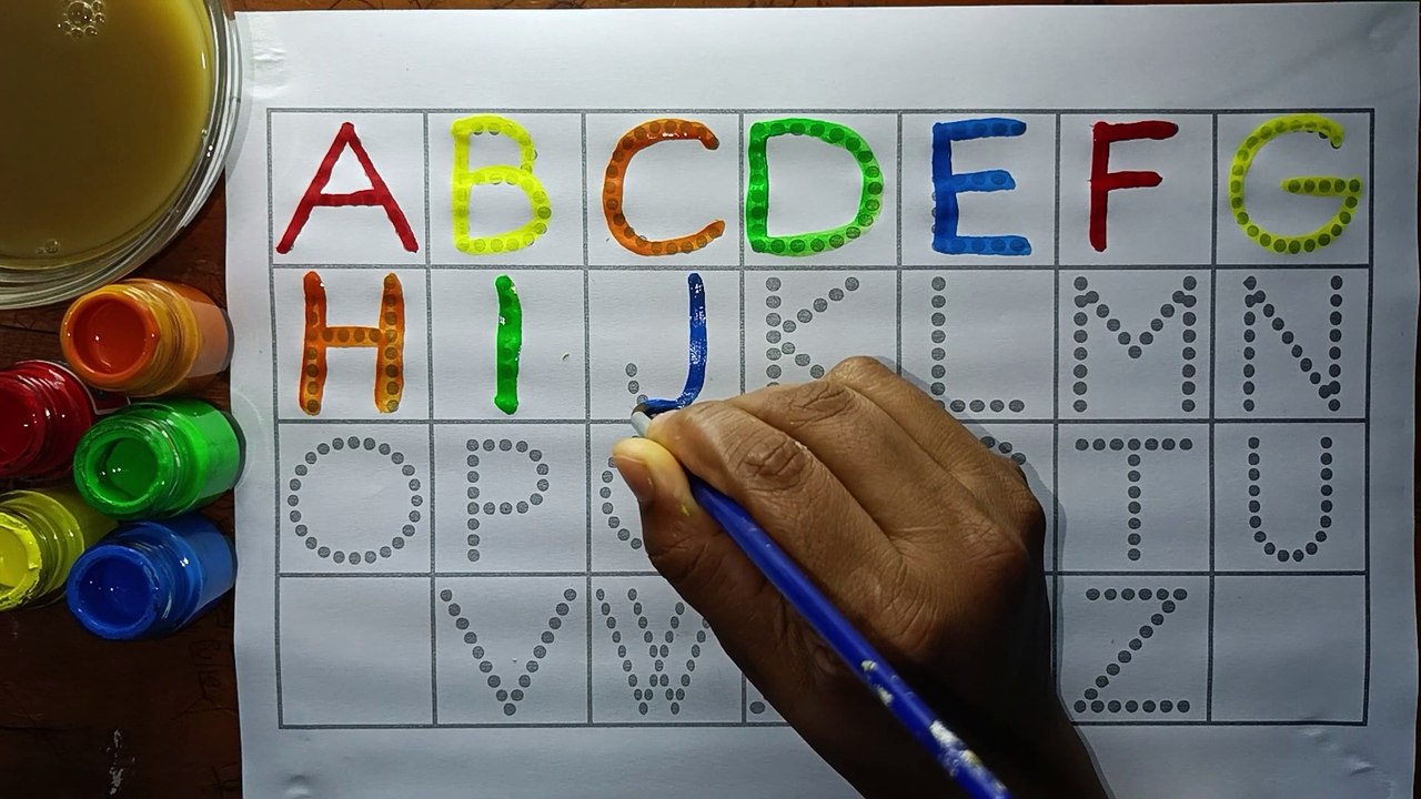 a for apple b for banana