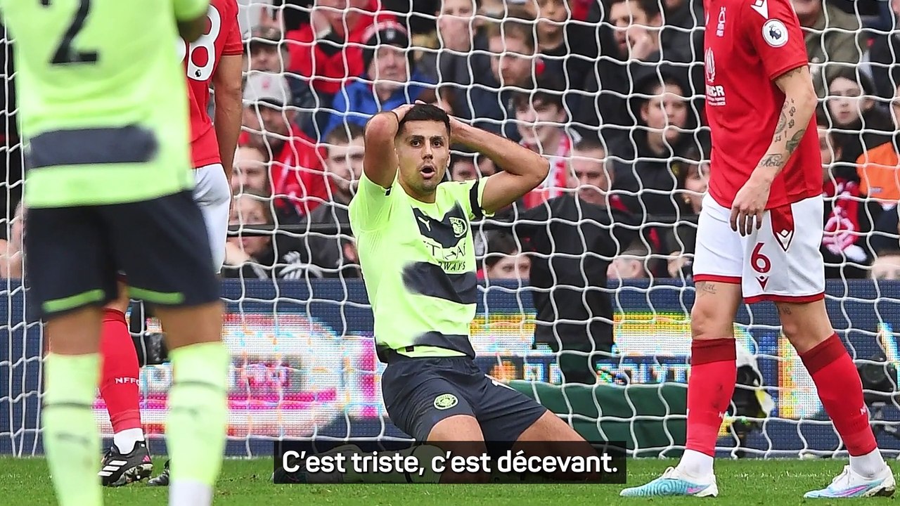 Guardiola : “C'est triste, c'est décevant”