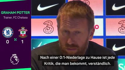 Potter über die Kritik der Chelsea-Anhänger