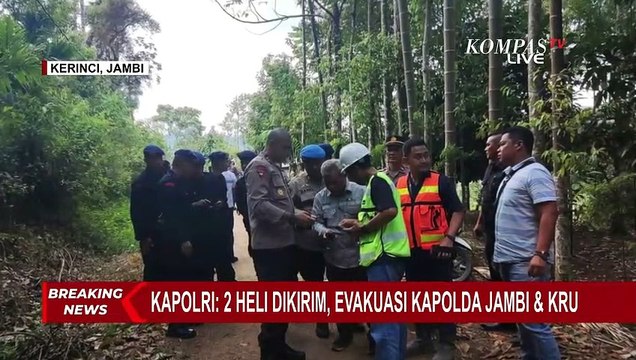 Tim Gabungan Mulai Bergerak untuk Evakuasi Rombongan Kapolda Jambi yang Mendarat Darurat