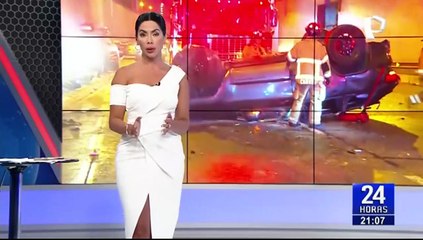 Joven permanece en coma tras caída de camioneta a la Vía Expresa