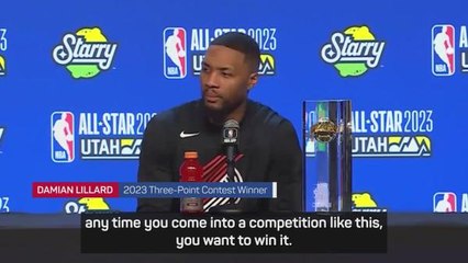 I didn't take Three-Point Contest seriously enough, says winner Lillard