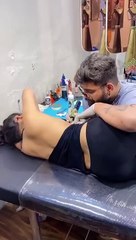 Mam ka tattoo kaisa  laga  #tatoo