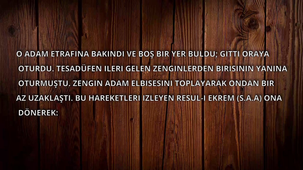 Dini Hikaye - YOKSUL VE ZENGİN