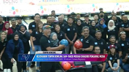 Kejohanan Bowling SAM-YAKEB meriah bersama pengamal media