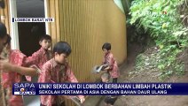 Sekolah Rusak Karena Gempa,  SDN 4 Tamansari Dibangun dengan Bahan Limbah Plastik