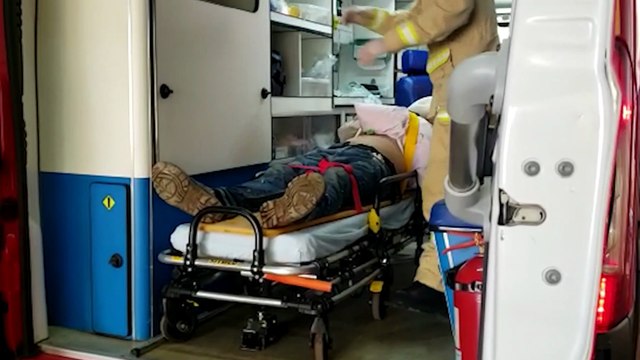 Idoso fica ferido ao sofrer queda de telhado no Esmeralda