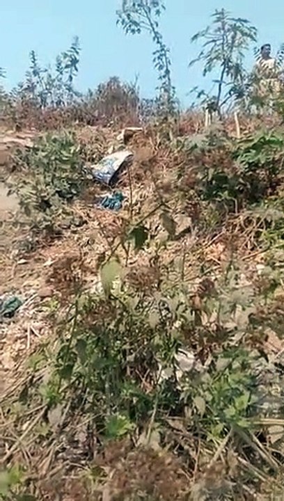 Blood stained dead body of a young man found under the Torwa bridge, suspected of murder
