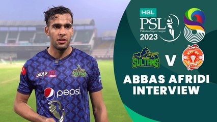 Player of the match Abbas Afridi reflects on his outstanding four-fer  | Match 7 | HBL PSL 8 | MI2T