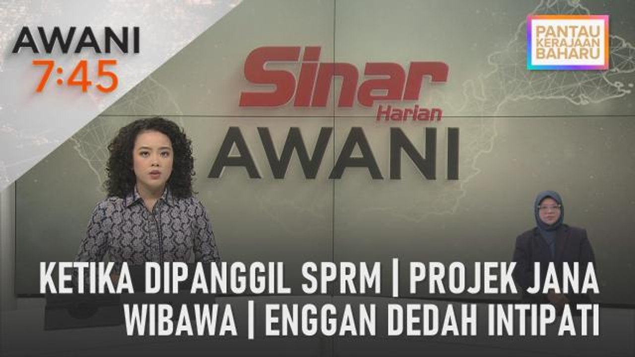 AWANI 7:45 [19/02/2023] - Ketika dipanggil SPRM | Projek Jana Wibawa | Enggan dedah intipati