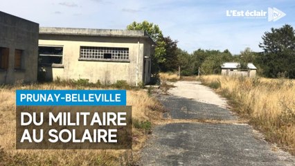 Des panneaux solaires à l’ancienne base militaire de Prunay-Belleville