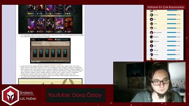 LoL Yama Öncesi 6.2 Rengar , Soraka , Tahm Değişiklikleri (EN GÜNCEL MÜZİKLER)