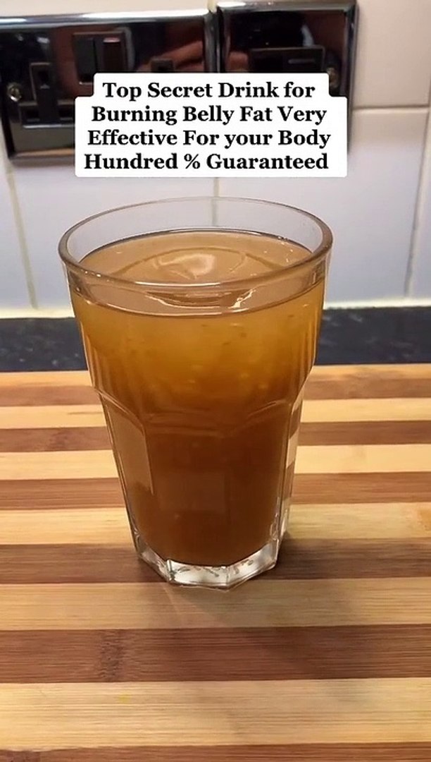 ⁣Top Secret Drink For Burning Belly Fat