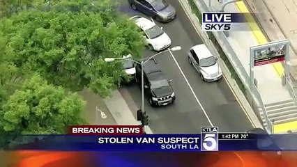 Wild Police Chase - South Los Angeles, CA - April 30, 2013